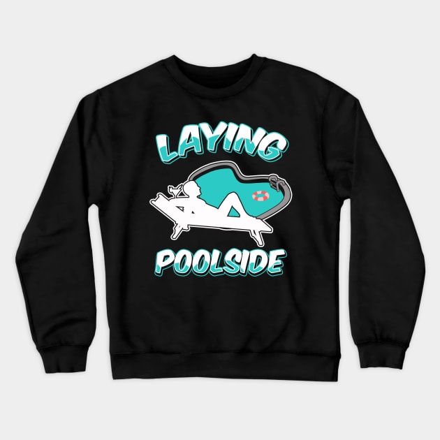 Poolside Living Crewneck Sweatshirt by rcia